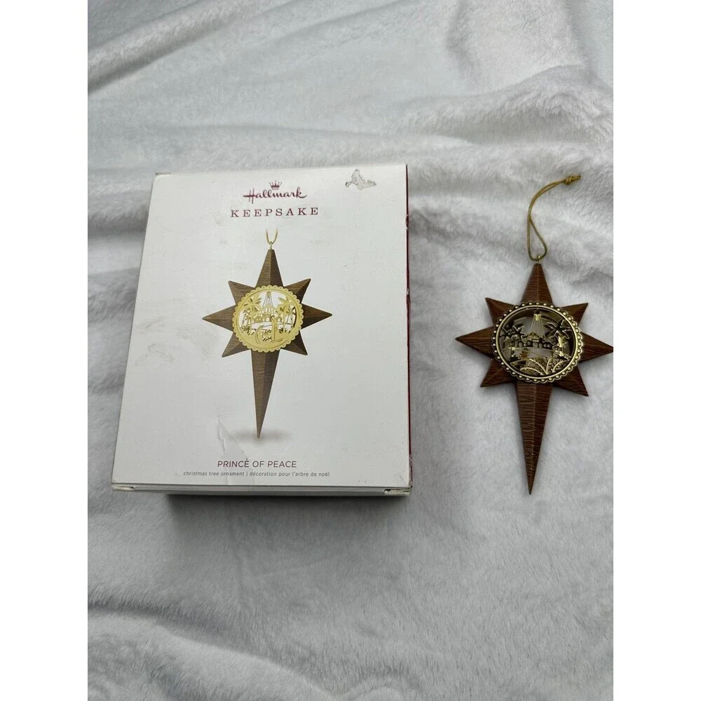Hallmark Keepsake Prince of Peace Christmas Ornament Nativity Star Artist Crafte